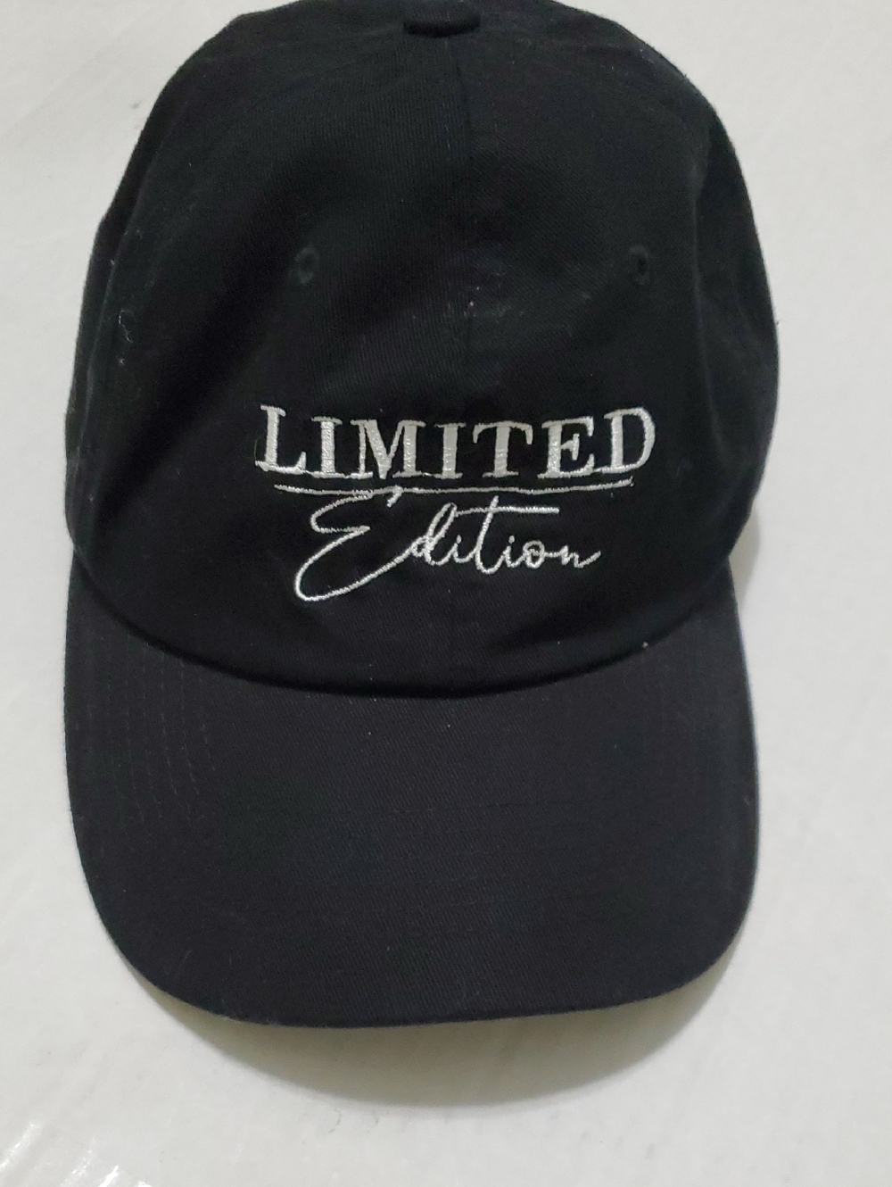 Top Level "Limited Edition" Black Unisex Casual Adjustable Baseball Cap